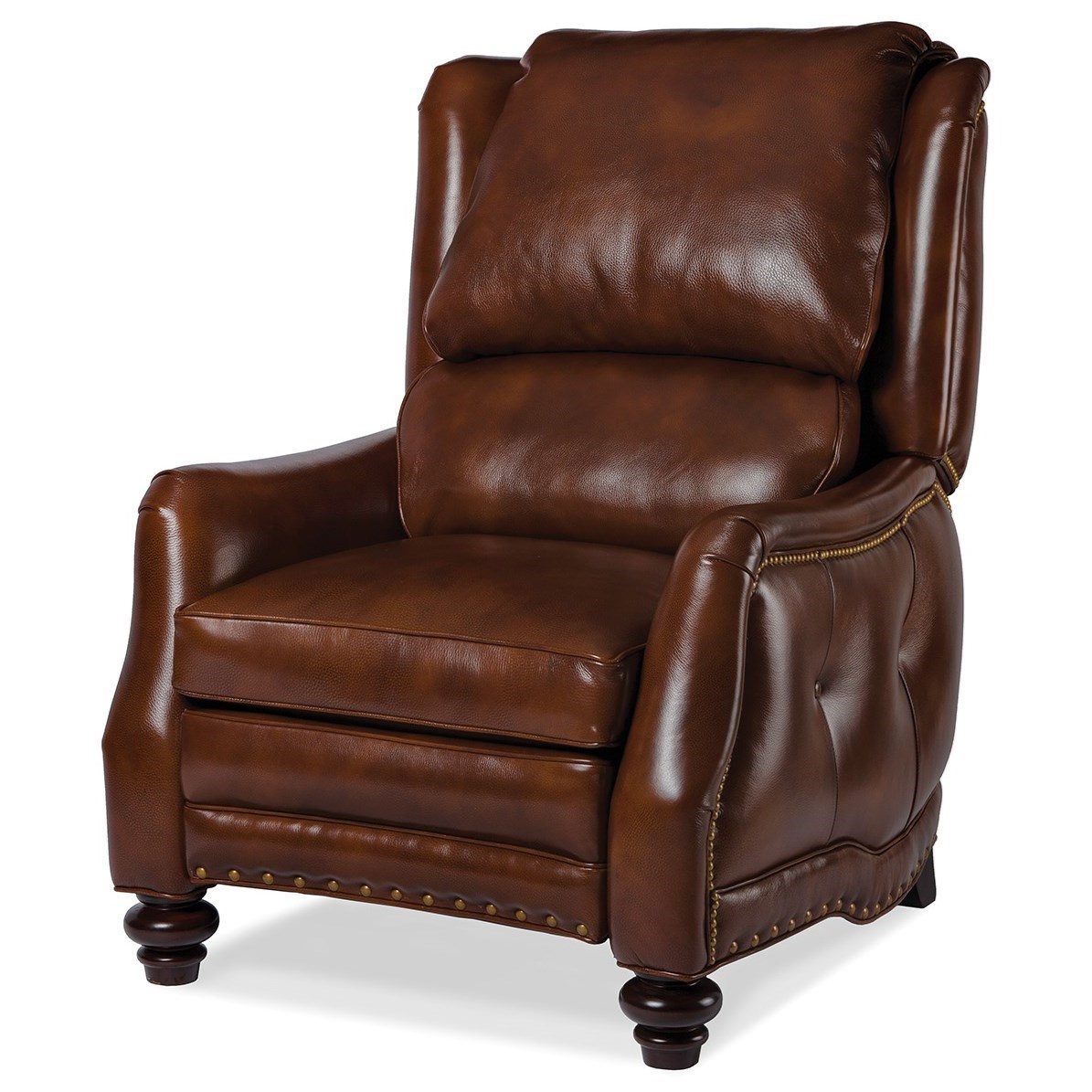 Hancock Moore Motion Seating 000000699520 Sundance Tufted Arm Recliner with Nailheads Good s Furniture Recliner High Leg